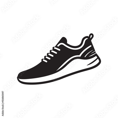 shoe icon, logo, silhouette, Sneaker logo design, Sneaker icon