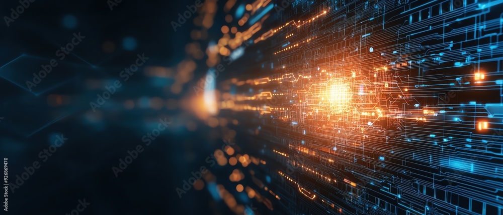 Abstract representation of data streams, showcasing vibrant colors and dynamic light patterns in a digital environment. Abstract representation of data streams, showcasing vibrant colors and dynamic light patterns in a digital environment.