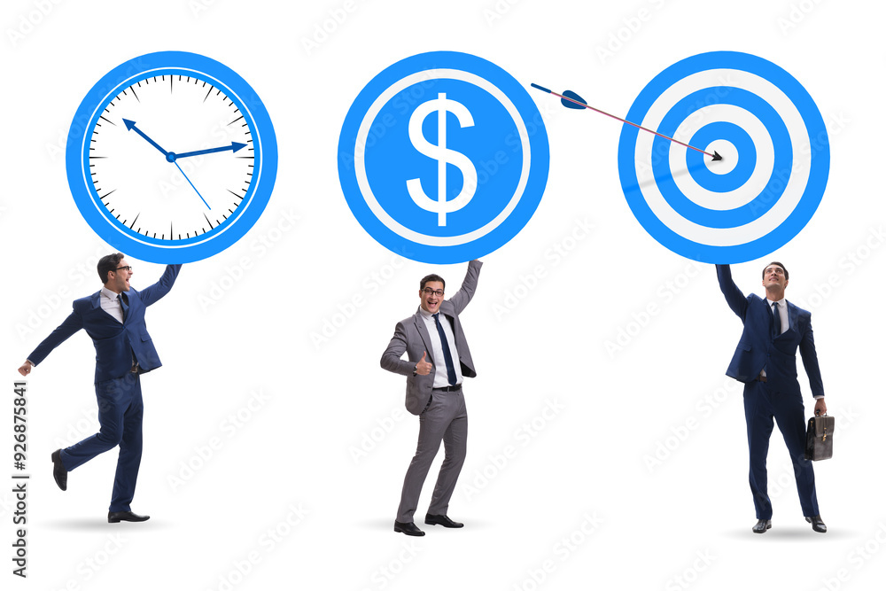 Time is money concept with aims Time is money concept with aims
