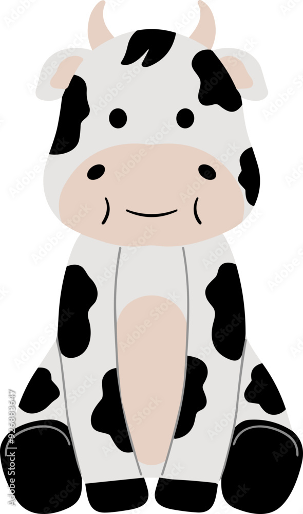 Cow Animal Sitting Pose Cow Animal Sitting Pose