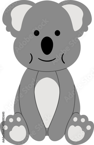 Canvas Print Koala Animal Sitting Pose