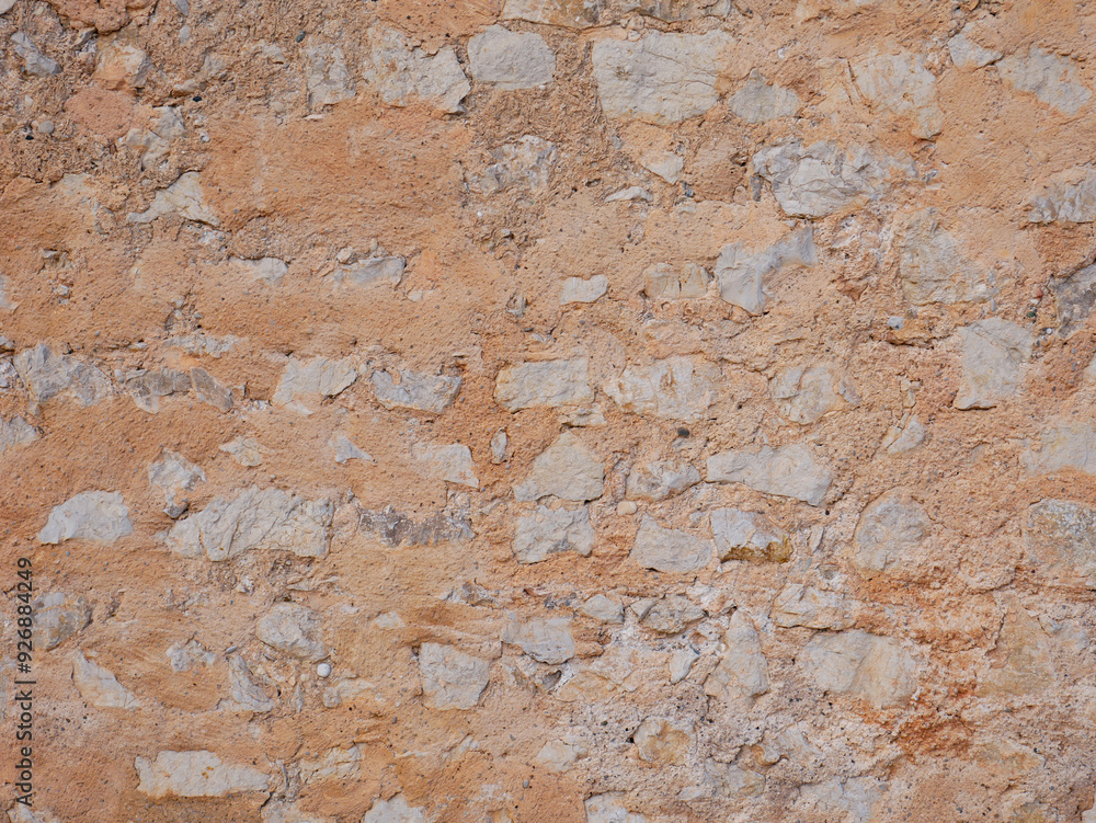 Obraz premium Background of old vintage brick wall. High quality photo for digital use.