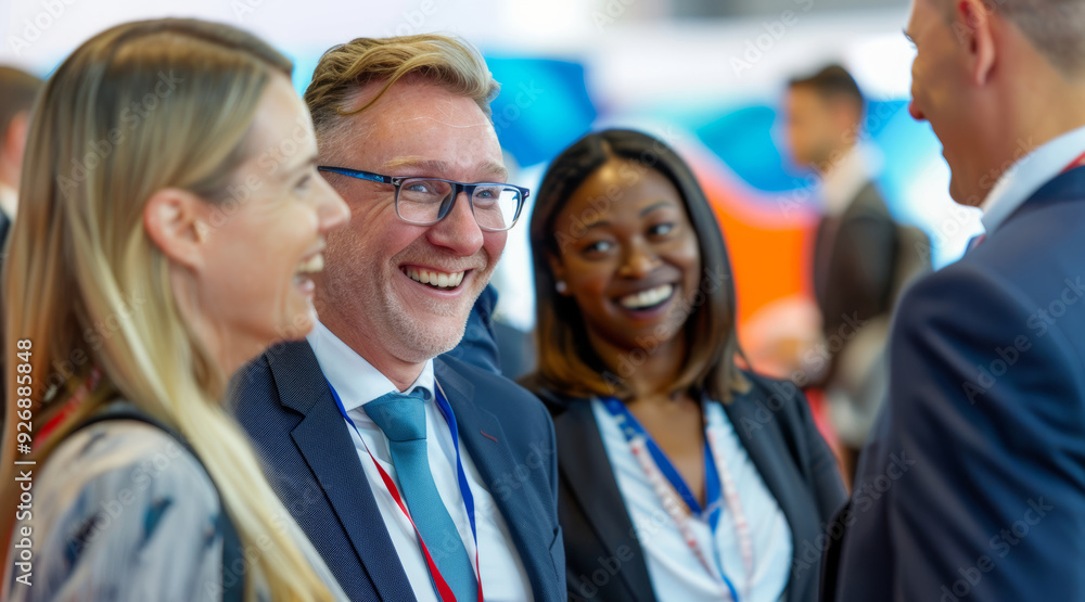 Live presentations delivered by a Group of Businesspeople engage the audience with interactive sessions at trade shows. Live presentations delivered by a Group of Businesspeople engage the audience with interactive sessions at trade shows.
