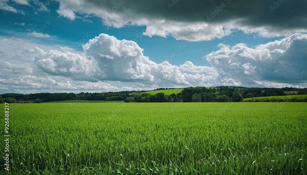Fototapeta premium Scenic view of field against sky 5