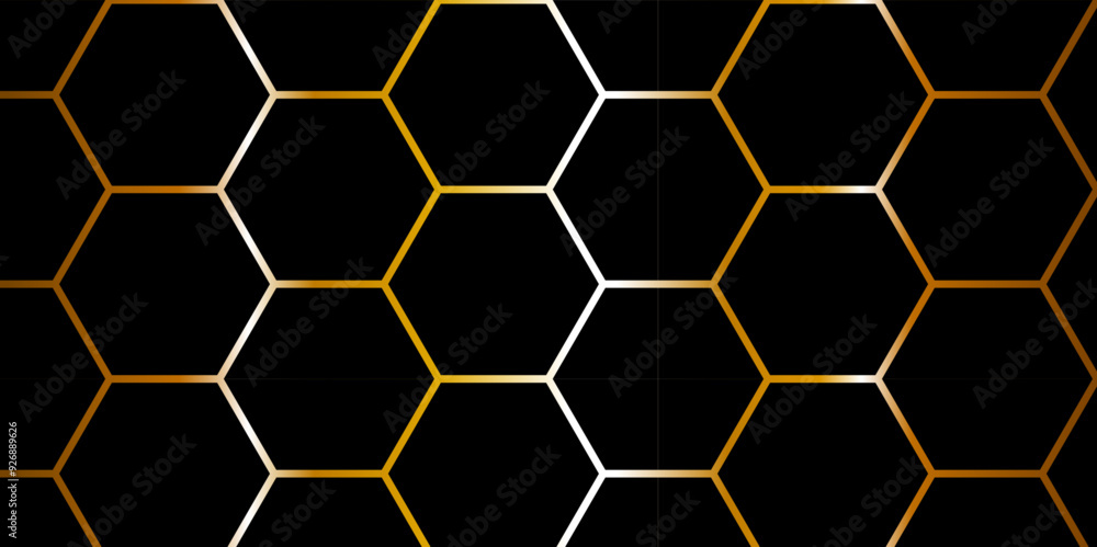Abstract Black Hexagonal Background. Luxury black pattern gradient background stroke. Dark 3d geometric texture illustration. Bright grid pattern abstract black hexagon background Abstract Black Hexagonal Background. Luxury black pattern gradient background stroke. Dark 3d geometric texture illustration. Bright grid pattern abstract black hexagon background