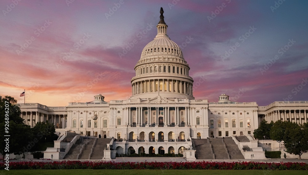 Fototapeta premium Capitol Building, Washington, USA 17