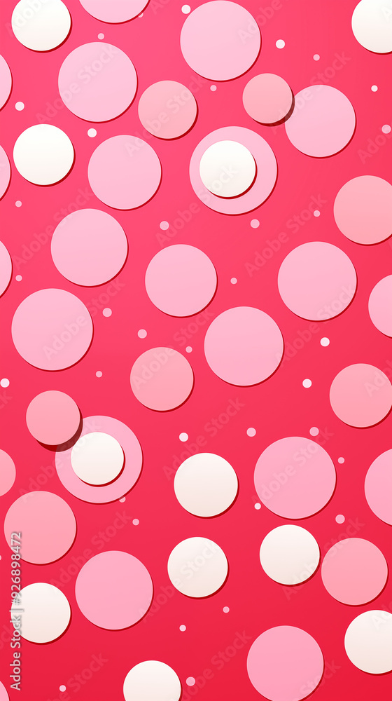 Red Circles, Dots, Balls on Pink Background, Abstract Image, Texture, Pattern, Wallpaper, Cover and Screen of Smartphone, Cell Phone, Computer, Laptop, 9:16 and 16:9 Format Red Circles, Dots, Balls on Pink Background, Abstract Image, Texture, Pattern, Wallpaper, Cover and Screen of Smartphone, Cell Phone, Computer, Laptop, 9:16 and 16:9 Format