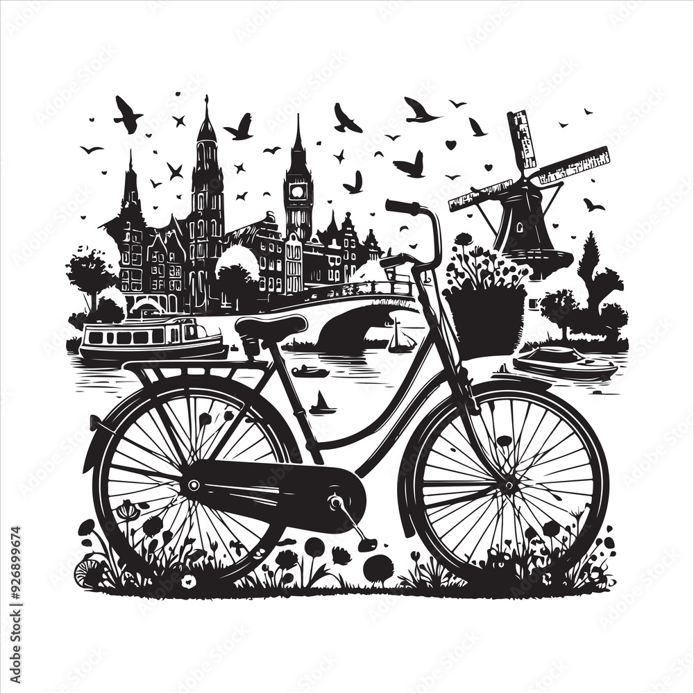 Fototapeta premium bicycle vector