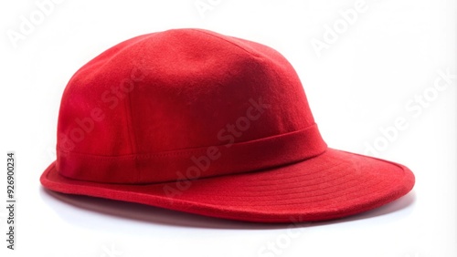 Red hat isolated on white background, red, hat, isolated, fashion, accessory, headwear, stylish, trendy, vibrant, apparel