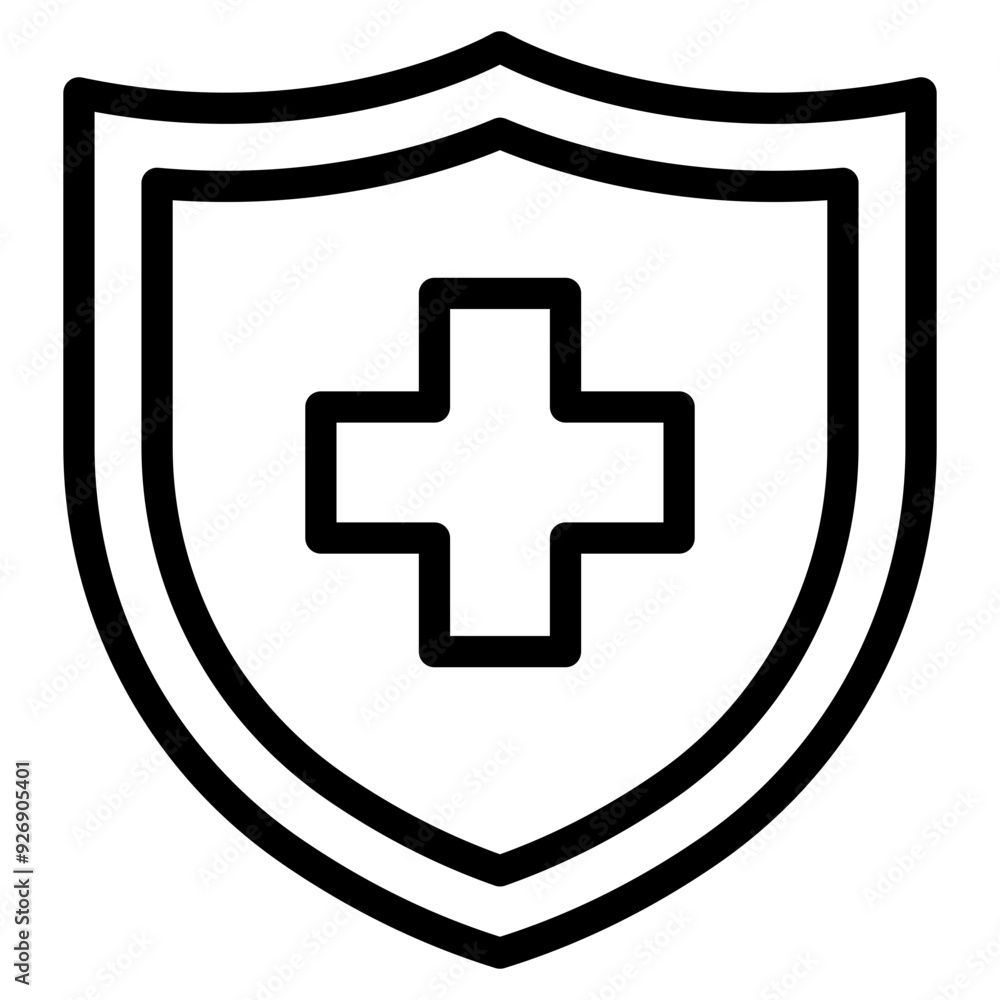 Obraz premium medical shield icon