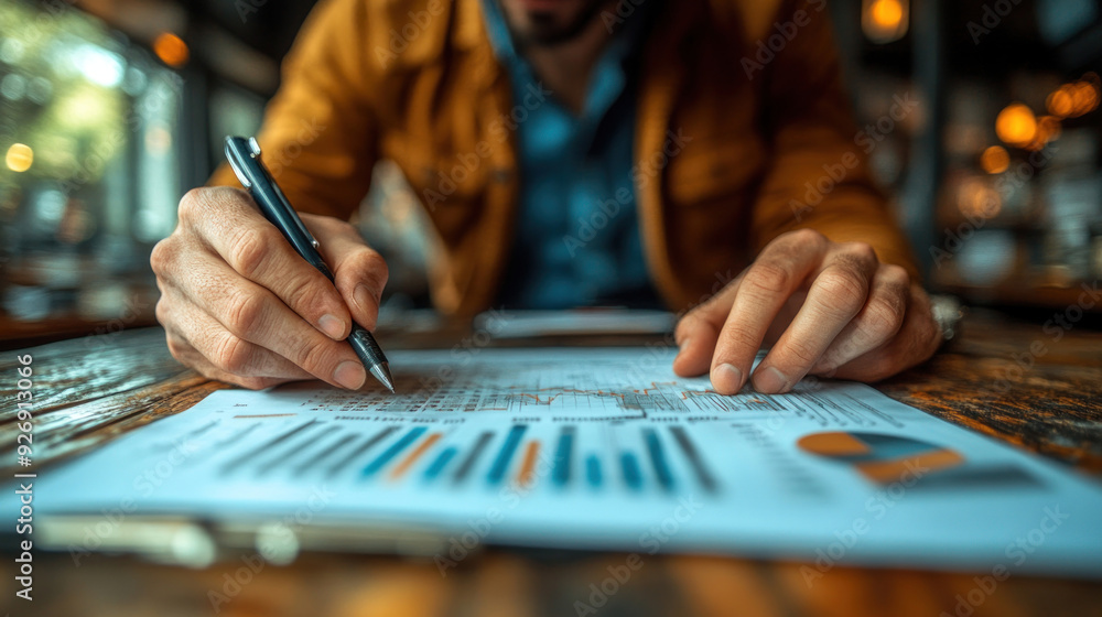 Clients attentively reviewing financial reports with their advisor, planning for a secure future. Clients attentively reviewing financial reports with their advisor, planning for a secure future.