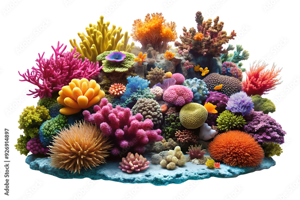 Vibrant Underwater Coral Reef Ecosystem Vibrant Underwater Coral Reef Ecosystem