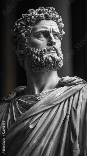 ancient Greek statue of Marcus Aurelius