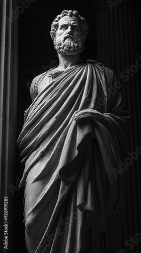ancient Greek statue of Marcus Aurelius