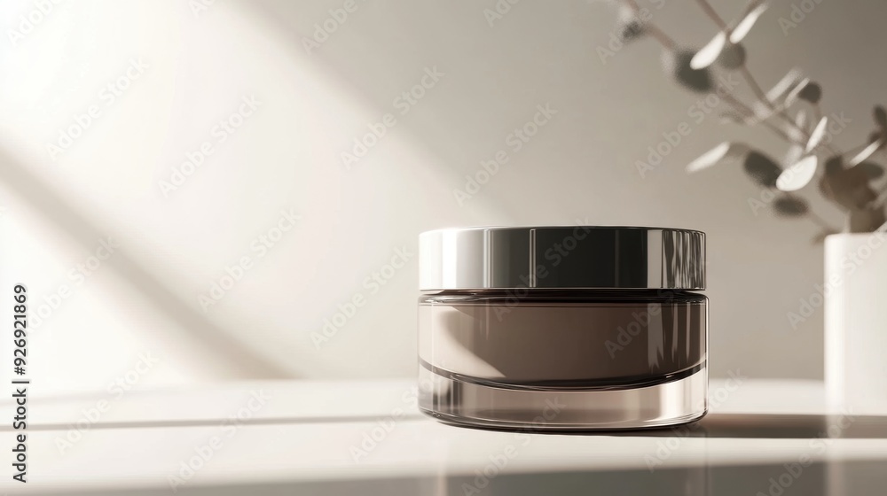 Luxury Skincare Product with Minimalist Background Luxury Skincare Product with Minimalist Background