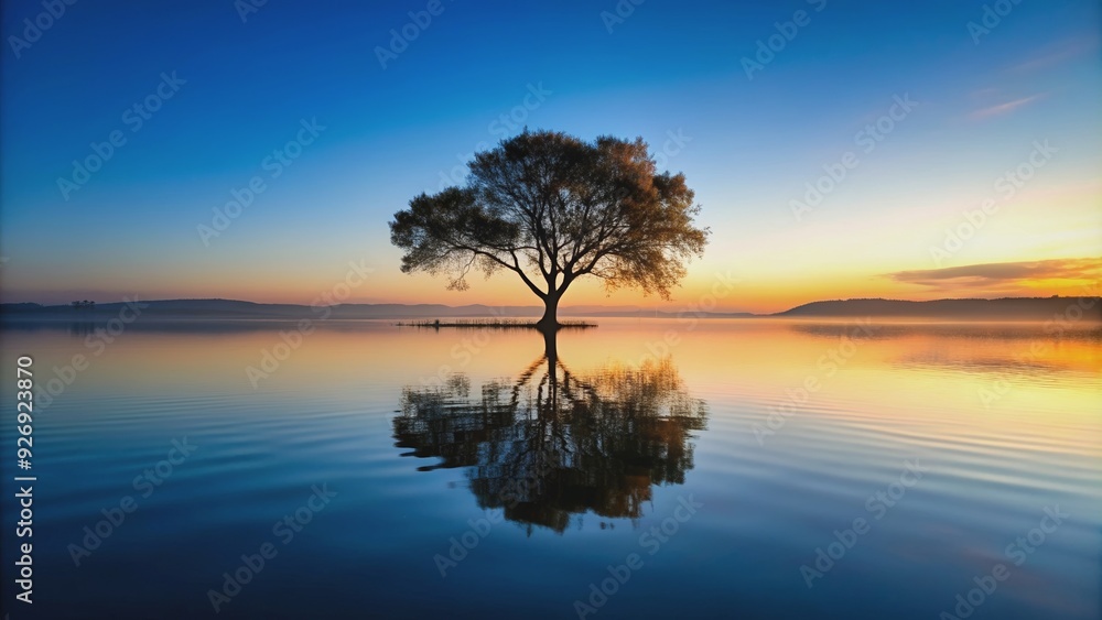 Tranquil tree silhouette shadow reflecting in calm lake , nature, peaceful, serene, reflection, water, trees, silhouette Tranquil tree silhouette shadow reflecting in calm lake , nature, peaceful, serene, reflection, water, trees, silhouette