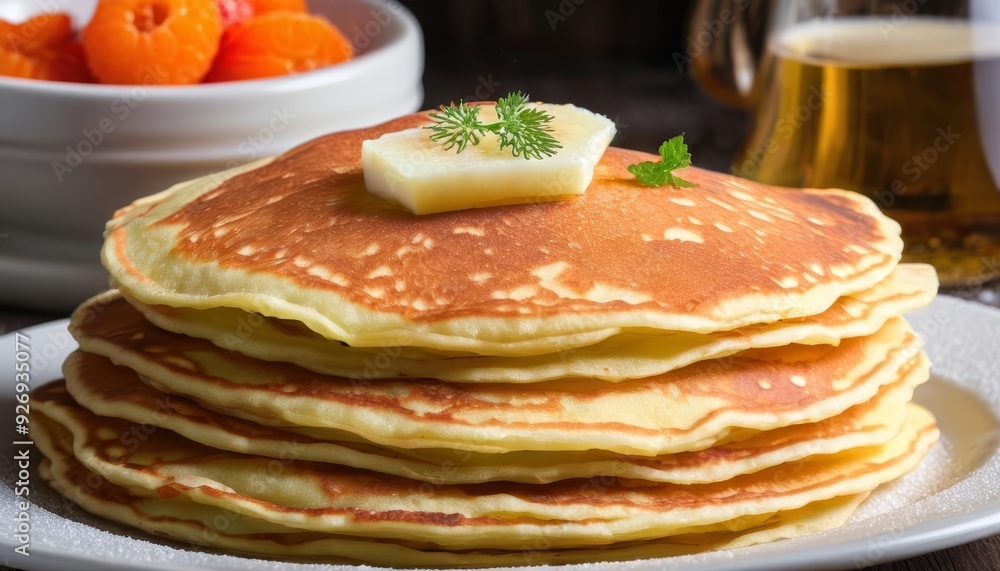 Deliciously stacked pancakes with a twist Deliciously stacked pancakes with a twist