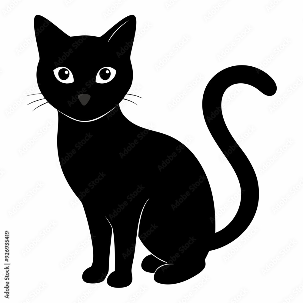 Cat silhouette, black silhouette cat full body, cat silhouette icon
Cat silhouette, black silhouette cat full body, cat silhouette icon