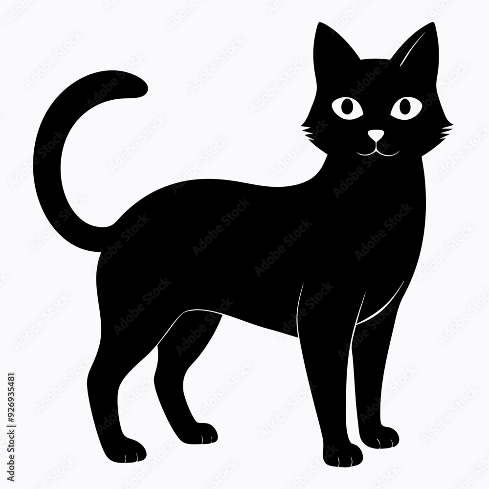 Cat silhouette, black silhouette cat full body, cat silhouette icon
Cat silhouette, black silhouette cat full body, cat silhouette icon