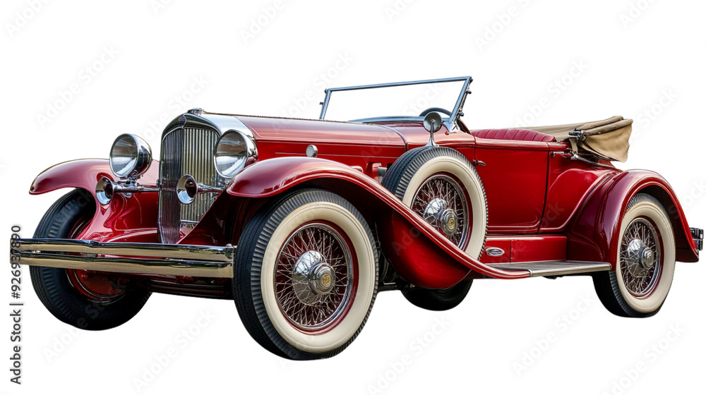 Classic car on transparent background Classic car on transparent background