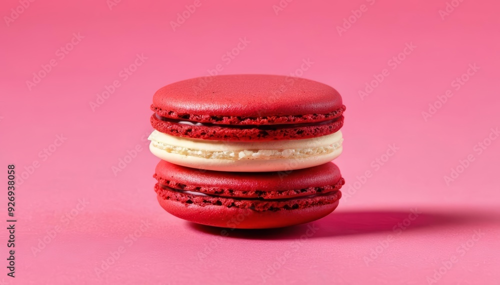 Deliciously tempting red velvet macarons Deliciously tempting red velvet macarons