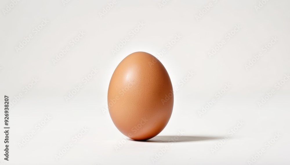 Fresh organic egg on white background Fresh organic egg on white background