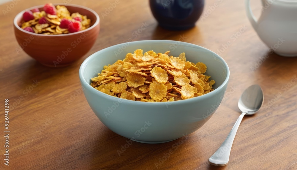 A hearty breakfast ready to be enjoyed A hearty breakfast ready to be enjoyed