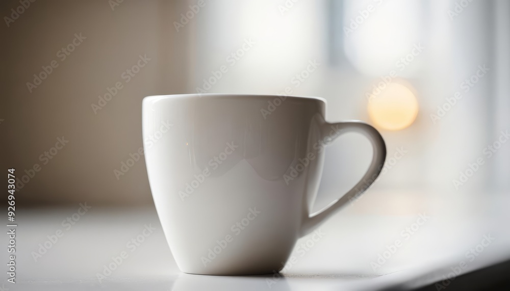 Obraz premium A moment of tranquility with a warm cup of coffee