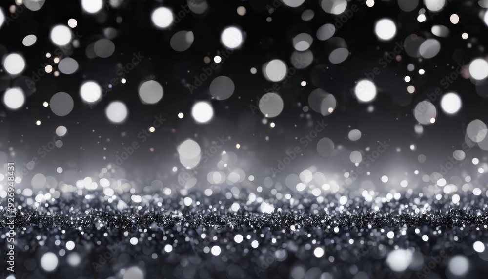 Ethereal snowfall in a winter wonderland Ethereal snowfall in a winter wonderland