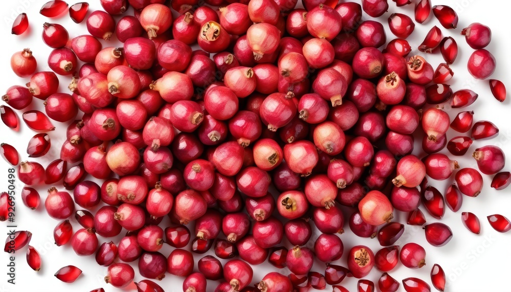 Vibrant pomegranate seeds a symbol of abundance and prosperity Vibrant pomegranate seeds a symbol of abundance and prosperity