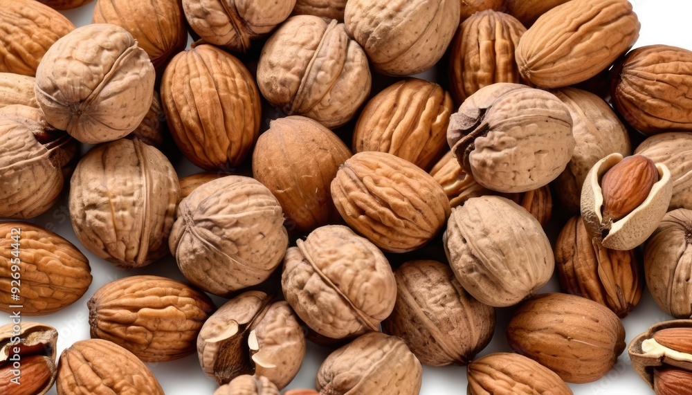 Nutty Delight A closeup of almonds in their shells Nutty Delight A closeup of almonds in their shells