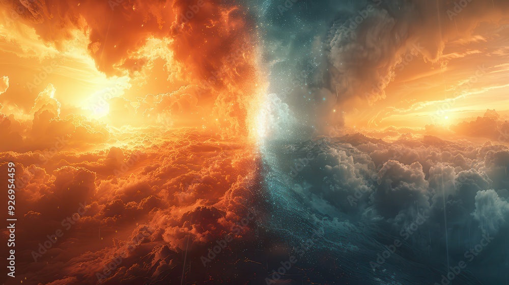 The AI Kingdom: Digital Illustration of a Futuristic World Controlled by Artificial Intelligence, Blank Space for Text The AI Kingdom: Digital Illustration of a Futuristic World Controlled by Artificial Intelligence, Blank Space for Text