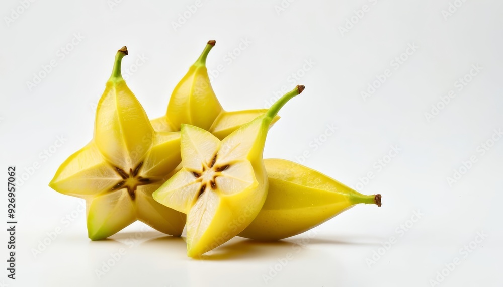 Fresh and vibrant tropical fruits Fresh and vibrant tropical fruits