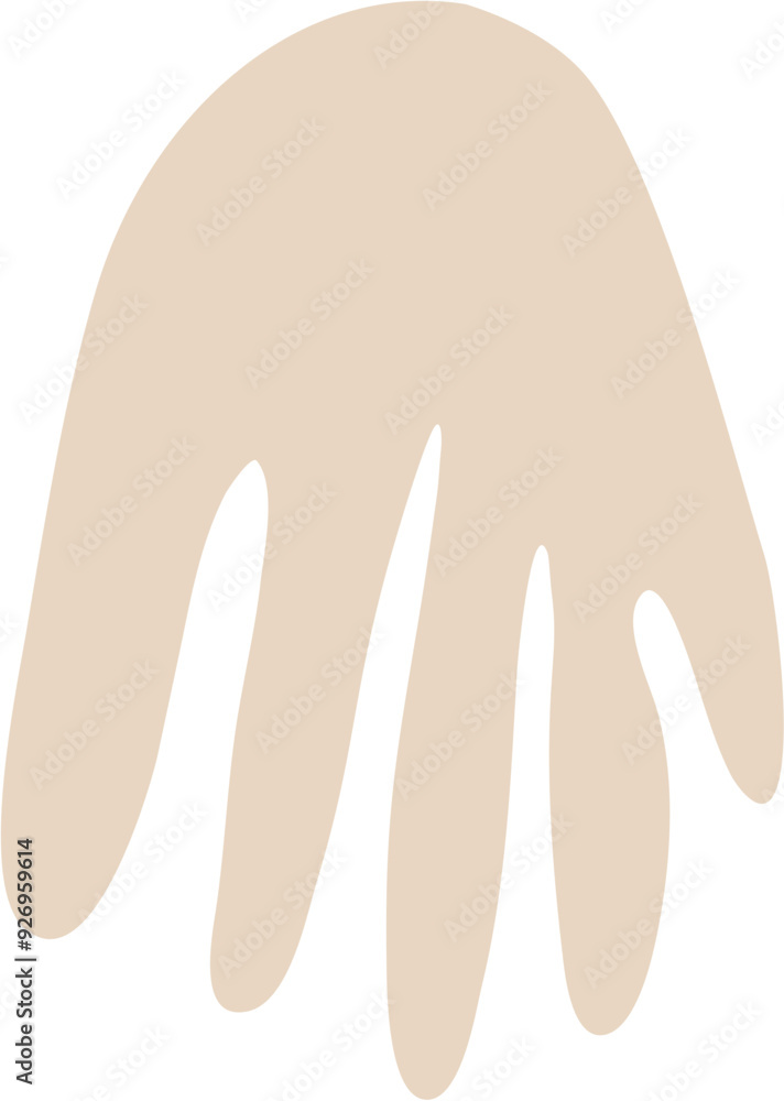 Hand-Drawn Doodle Abstract Organic Shape Hand-Drawn Doodle Abstract Organic Shape