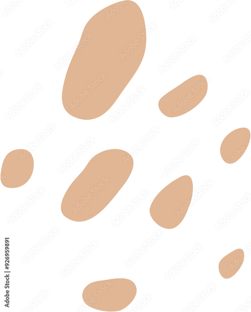 Hand-Drawn Doodle Abstract Organic Shape Hand-Drawn Doodle Abstract Organic Shape