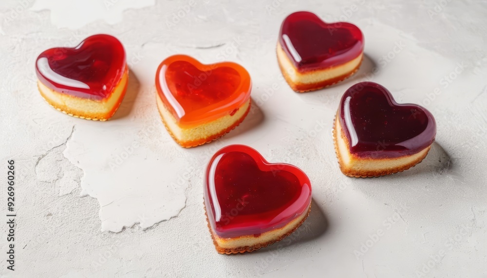 Heartshaped desserts for a sweet Valentines treat Heartshaped desserts for a sweet Valentines treat