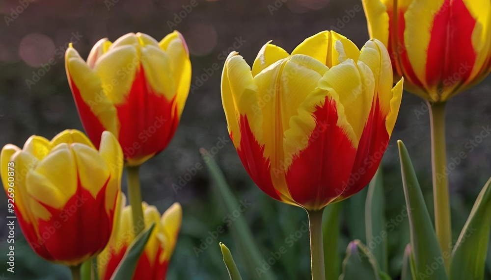 Obraz premium Blooming with vibrant hues a bouquet of joy