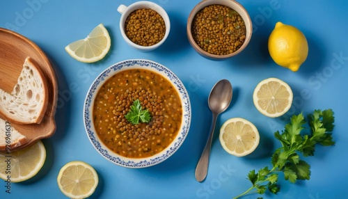  Deliciously wholesome meal with beans lemon and herbs