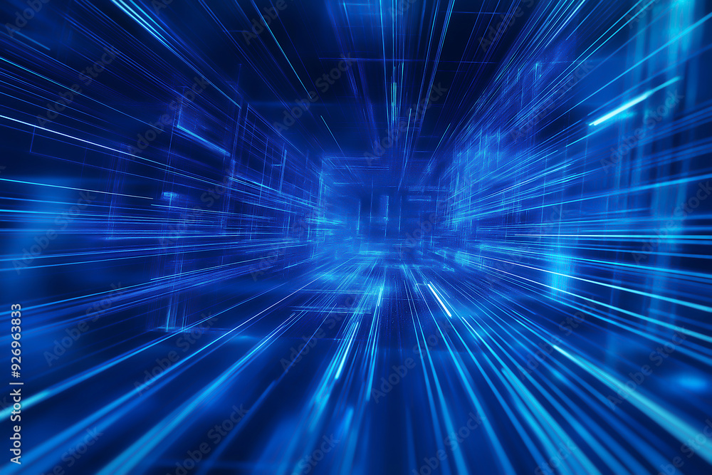 Abstract blue lines on a technology and ciyscape background for presentations or futuristic web design concepts, high resolution Abstract blue lines on a technology and ciyscape background for presentations or futuristic web design concepts, high resolution