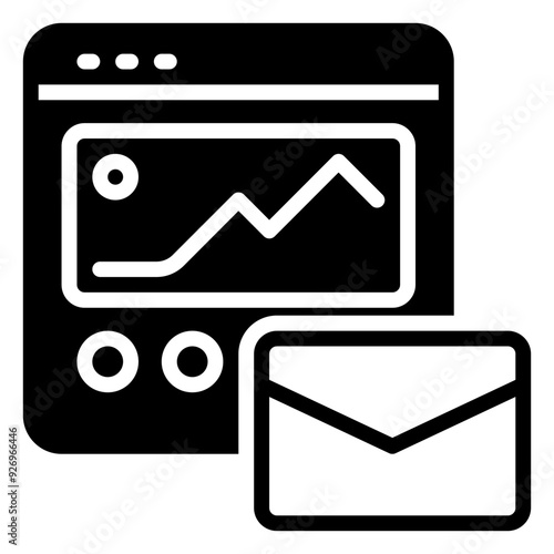 post icon, glyph icon style