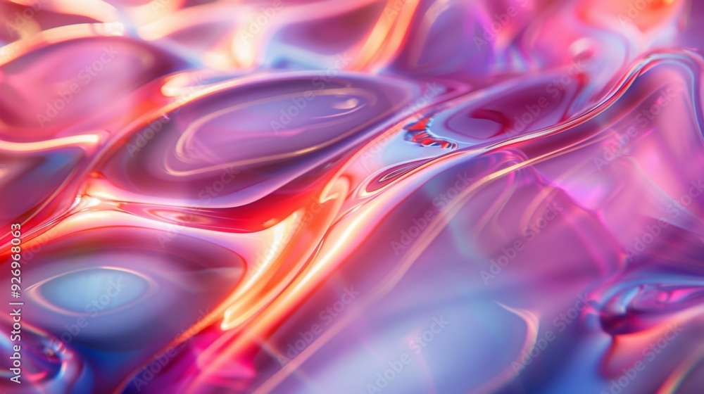 Abstract Pink and Orange Fluid Background Abstract Pink and Orange Fluid Background