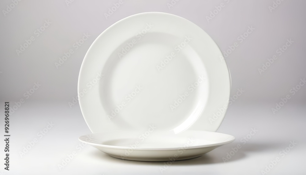 Elegant white dinnerware perfect for a sophisticated table setting Elegant white dinnerware perfect for a sophisticated table setting