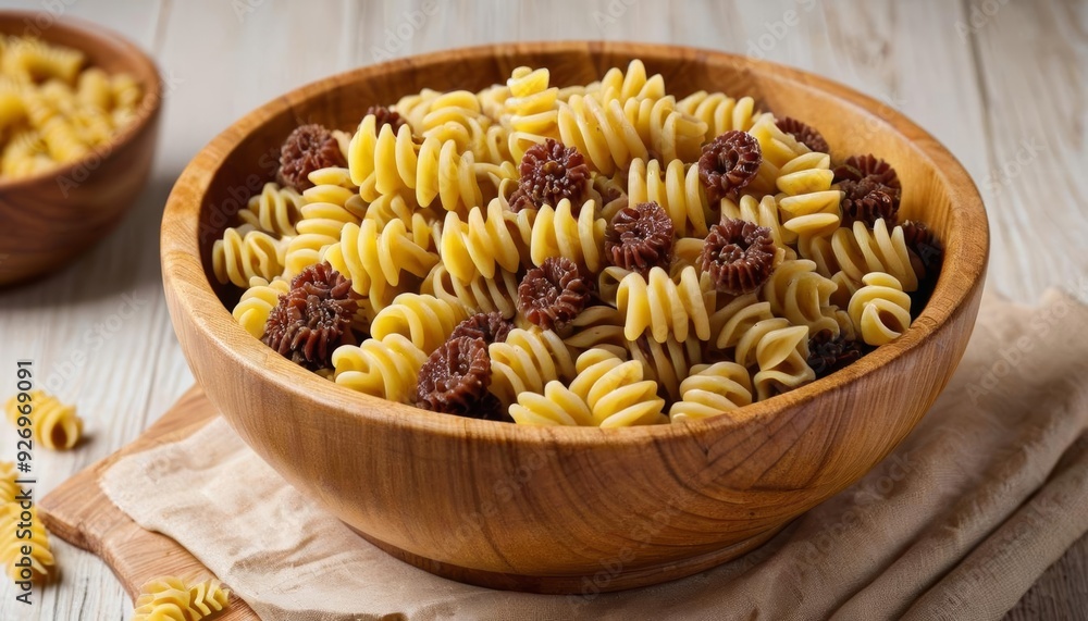 Delicious pasta dish ready to be served Delicious pasta dish ready to be served