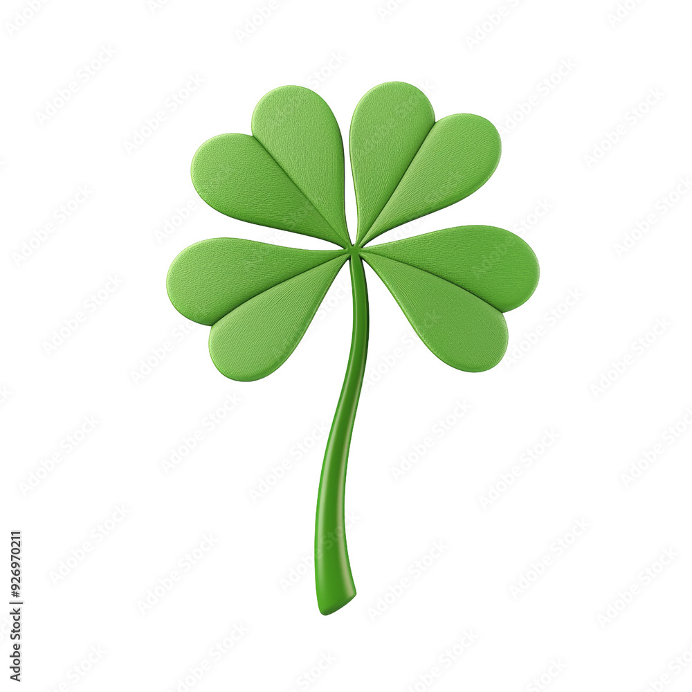 Illustration of a green four leaf clover symbolizing luck and good fortune. Perfect for St. Patrick's Day, nature themes, and positive vibes. Illustration of a green four leaf clover symbolizing luck and good fortune. Perfect for St. Patrick's Day, nature themes, and positive vibes.