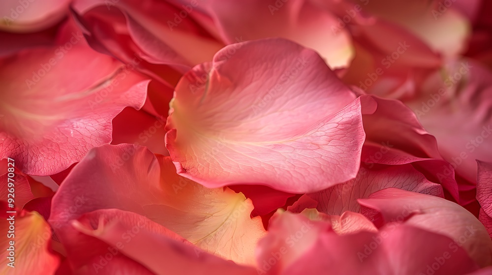 Rose petal arrangement Rose petal arrangement