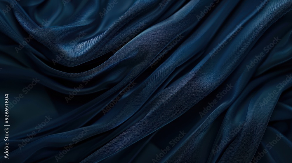Abstract Dark Blue Fabric Texture Abstract Dark Blue Fabric Texture