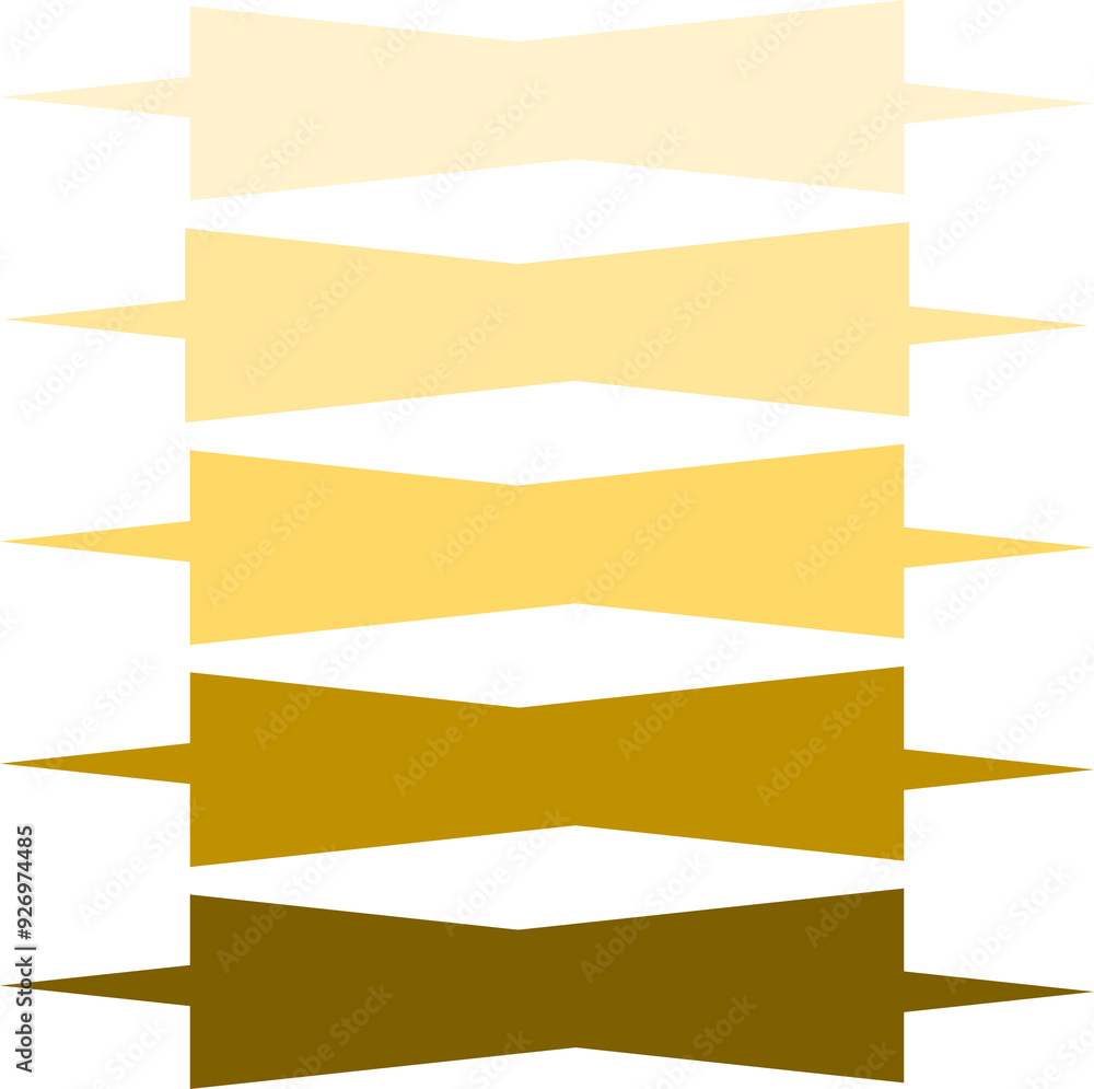 Golden Gradient: A set of five abstract geometric shapes in a gradient of golden hues, starting from a light yellow and transitioning to a dark brown. Perfect for graphic design projects, website back Golden Gradient: A set of five abstract geometric shapes in a gradient of golden hues, starting from a light yellow and transitioning to a dark brown. Perfect for graphic design projects, website back