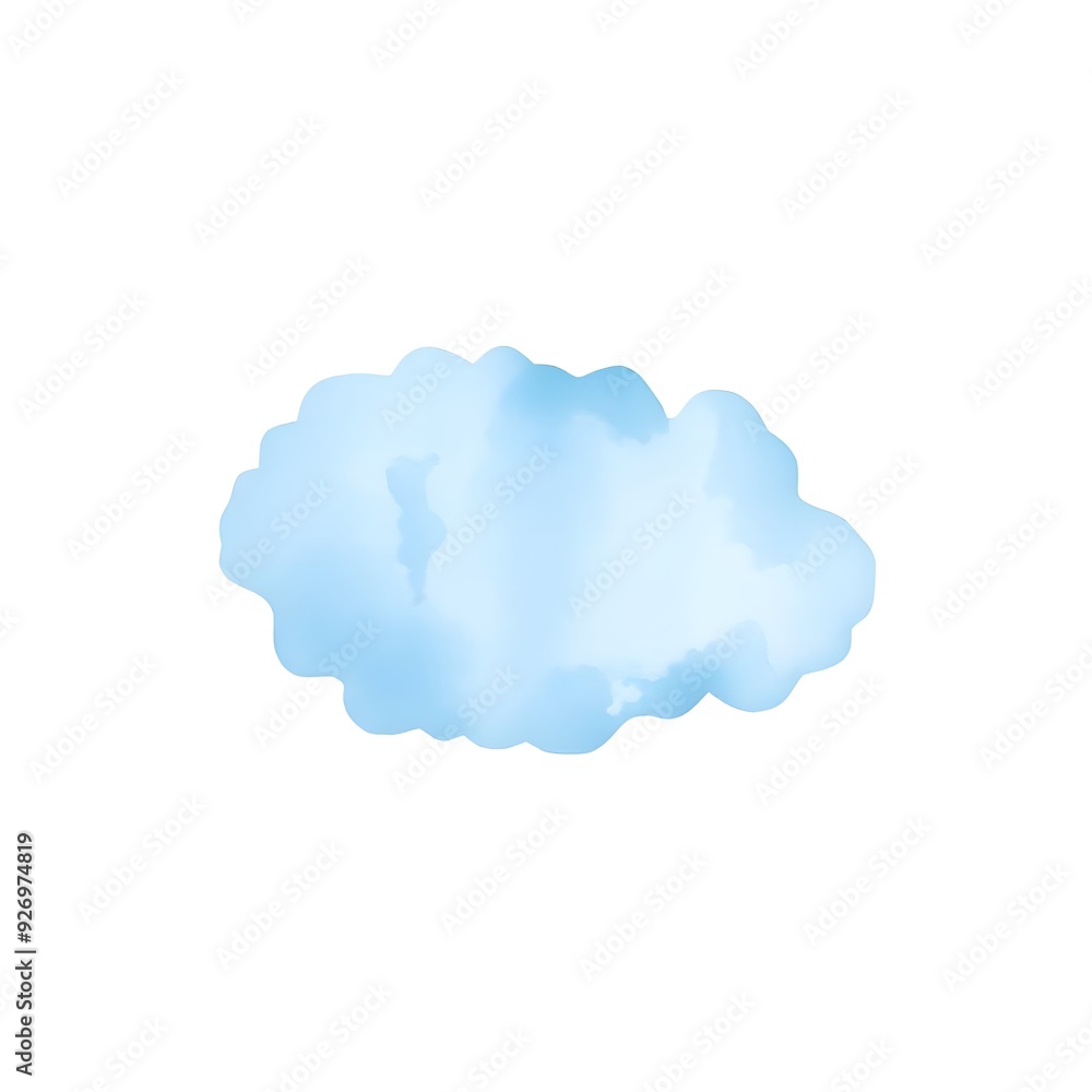 Blue watercolor splash isolated on white background Blue watercolor splash isolated on white background