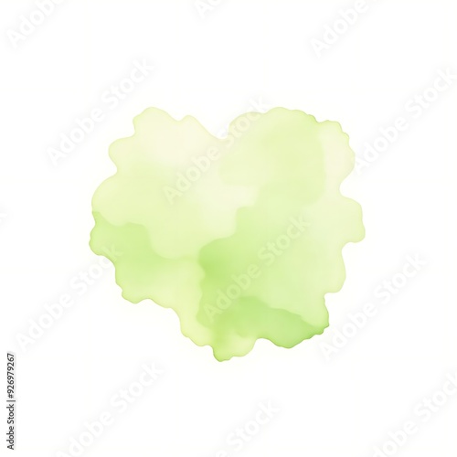 abstract watercolor background of green