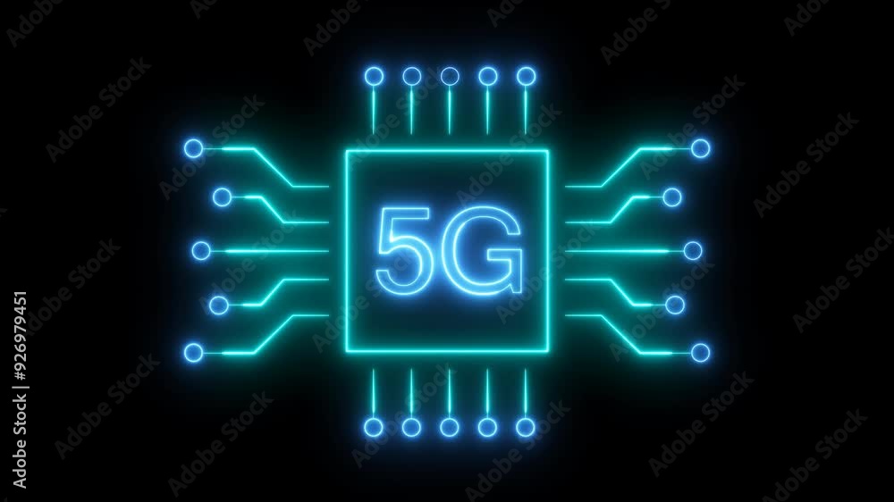 Animated circuit board, Chip 5G concept with hi-tech digital data connection system, Digital technology background, Alpha channel, transparent background. 4K resolution Animated circuit board, Chip 5G concept with hi-tech digital data connection system, Digital technology background, Alpha channel, transparent background. 4K resolution